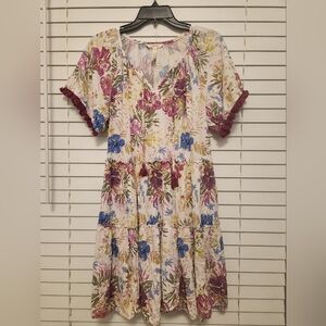 Matilda Jane Enchanted Garden Aloha Palm Dress Size S
